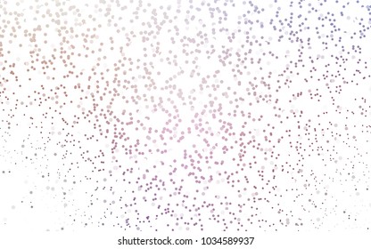Dark Pink, Red vector abstract pattern with circles. Geometry template for your business design. Background with colored spheres.