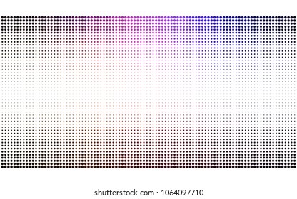 Dark Pink, Red vector abstract pattern with circles. Geometry template for your business design. Background with colored spheres.