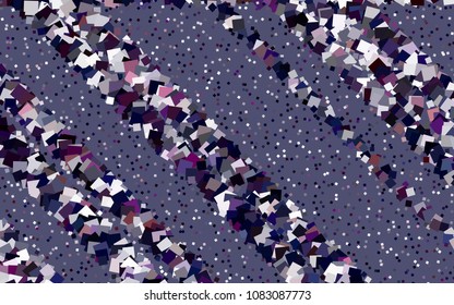 Dark Pink, Red vector abstract textured polygonal background. Blurry rectangular design. The pattern with repeating rectangles can be used for background.