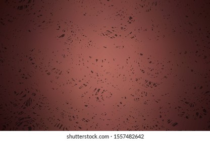 Dark Pink, Red vector abstract doodle wallpaper. Blurred decorative design in Indian style with roses. Hand painted design for web, leaflet, textile.