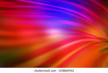 Dark Pink, Red vector abstract layout. Creative illustration in halftone style with gradient. New way of your design.