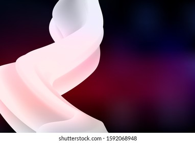 Dark Pink, Red vector abstract blurred background. Shining colorful illustration in smart style. Blurred design for your web site.