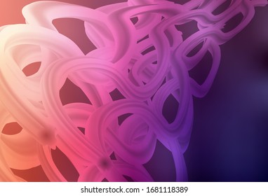 Dark Pink, Red vector abstract layout. Creative illustration in halftone style with gradient. New style design for your brand book.