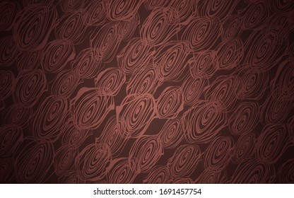 Dark Pink, Red vector abstract doodle wallpaper. Blurred decorative design in Indian style with roses. Hand painted design for web, leaflet, textile.