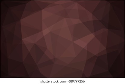 Dark Pink, Red vector abstract textured polygonal background. Blurry triangle design. Pattern can be used for background.