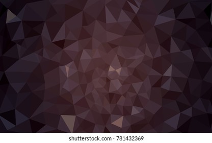 Dark Pink, Red vector abstract textured polygonal background. Blurry triangle design. Pattern can be used for background.