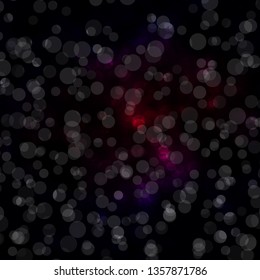 Dark Pink, Red vector backdrop with circles. Abstract colorful disks on simple gradient background. Pattern for wallpapers, curtains.