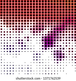 Dark Pink, Red vector backdrop with rectangles. Abstract gradient illustration with rectangles. Template for cellphones.