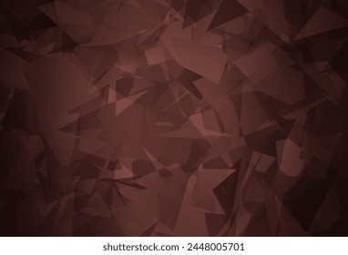 Dark Pink, Red vector backdrop with polygonal shapes. Simple colorful illustration with abstract gradient shapes. Background for a cell phone.
