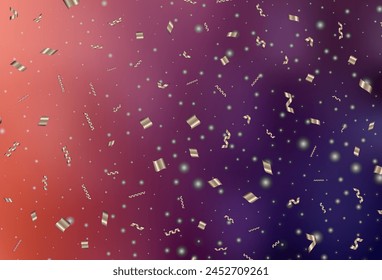Dark Pink, Red vector backdrop in holiday style. Colorful illustration with Christmas simbols and signs. Smart design for promotion of university.