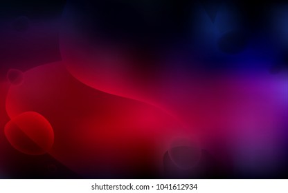 Dark Pink, Red vector background with lava shapes. Colorful illustration in abstract memphis style with gradient. The elegant pattern for brand book.