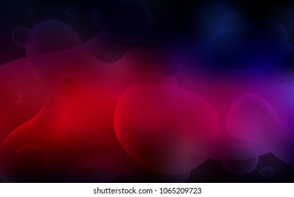 Dark Pink, Red vector background with lamp shapes. A completely new color illustration in memphis style. Memphis style for your business design.