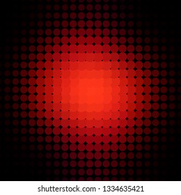 Dark Pink, Red vector background with circles. Modern abstract illustration with colorful circle shapes. Design for your commercials.