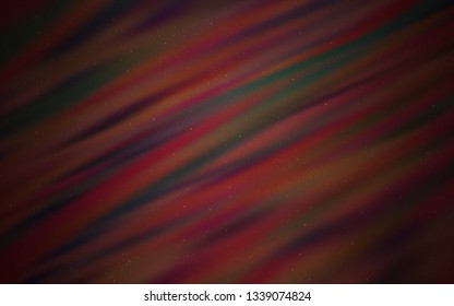 Dark Pink, Red vector background with galaxy stars. Glitter abstract illustration with colorful cosmic stars. Smart design for your business advert.
