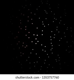 Dark Pink, Red vector background with small and big stars. Blur decorative design in simple style with stars. Pattern for new year ad, booklets.