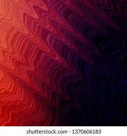 Dark Pink, Red vector background with curved lines. Colorful geometric sample with gradient curves.  Pattern for booklets, leaflets.