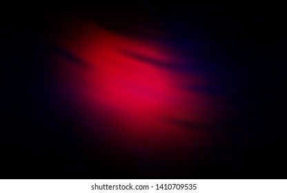 Dark Pink, Red vector background with curved lines. Brand new colorful illustration in simple style. The best colorful design for your business.