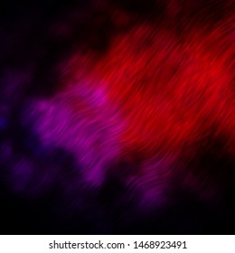 Dark Pink, Red vector background with bows. Colorful geometric sample with gradient curves.  Pattern for booklets, leaflets.