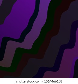 Dark Pink, Red vector background with bows. Bright illustration with gradient circular arcs. Template for cellphones.