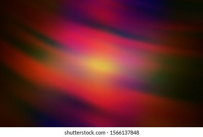 Dark Pink, Red vector background with bent lines. A circumflex abstract illustration with gradient. New composition for your brand book.