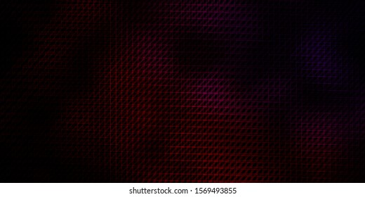 Dark Pink, Red vector background with lines. Repeated lines on abstract background with gradient. Pattern for ads, commercials.