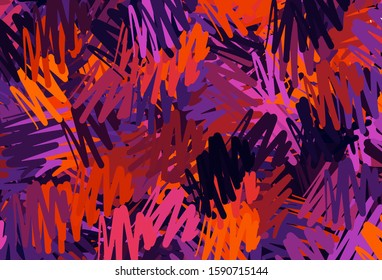 Dark Pink, Red vector background with stright stripes. Blurred decorative design in simple style with lines. Template for your beautiful backgrounds.