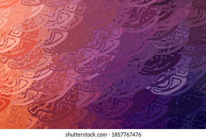 Dark Pink, Red vector background with abstract polygonals. Colorful chaotic forms with gradient in modern style. Simple design for your web site.