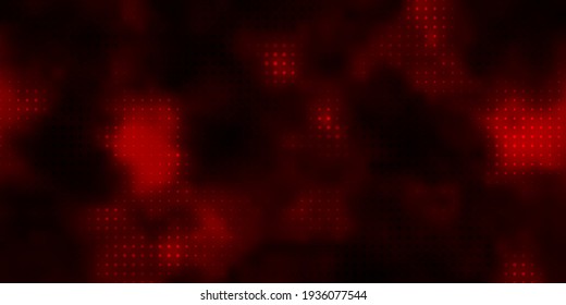 Dark Pink, Red vector background with bubbles. Abstract colorful disks on simple gradient background. New template for a brand book.