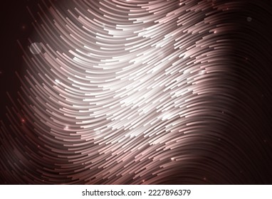 Dark Pink, Red vector background with wry lines. Colorful illustration in abstract style with gradient. Background for cell phone screens.