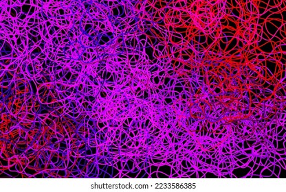 Dark Pink, Red vector background with abstract shapes. Decorative design in abstract style with random forms. Modern design for your business card.