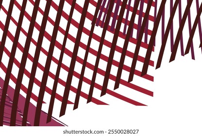 Dark Pink, Red vector background with curved lines. Glitter abstract illustration with wry lines. Best design for your business.