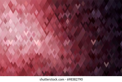 Dark Pink, Red vector background of rectangles and squares. Style quilt and blanket. Geometrical rectangular pattern. Repeating pattern with rectangle shapes.