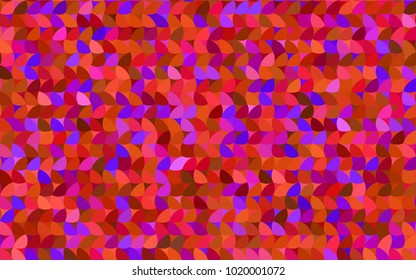 Dark Pink, Red vector banner with circles, spheres. Abstract spots. Background of Art bubbles in halftone style with colored gradient.