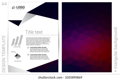 Rosa oscuro, Anuncio de Vector rojo para Sitios web. Diseño decorativo borroso en estilo abstracto con caja de texto. Nuevo diseño para un cartel, Anuncio de su Sitio web.