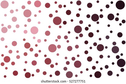 Dark Pink Red Vector banners banners set of circles, spheres. Network design, technology science, vector illustration