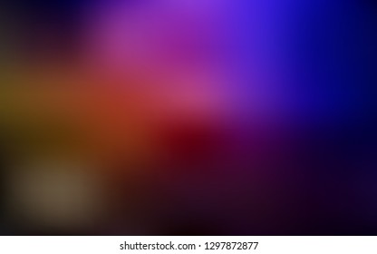 Dark Pink, Red vector blurred shine abstract texture. Glitter abstract illustration with gradient design. Blurred design for your web site.