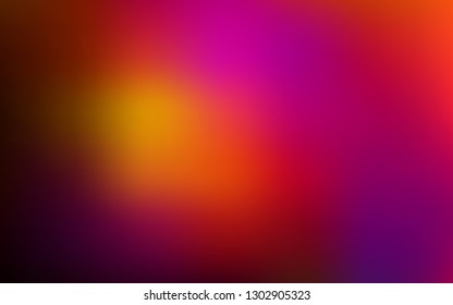 Dark Pink, Red vector blurred shine abstract template. Glitter abstract illustration with gradient design. New way of your design.