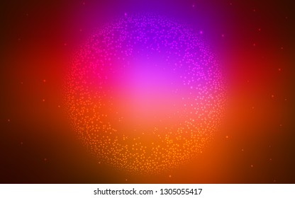Dark Pink, Red vector blurred shine abstract background. Colorful abstract illustration with gradient. Elegant background for a brand book.