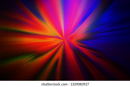 Dark Pink, Red vector blurred template. Abstract colorful illustration with gradient. Background for designs.