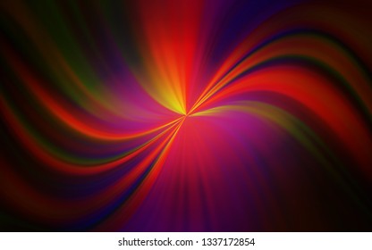 Dark Pink, Red vector blurred template. Colorful abstract illustration with gradient. Completely new design for your business.