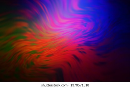 Dark Pink, Red vector blurred and colored pattern. Shining colored illustration in smart style. Background for a cell phone.
