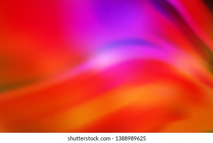 Dark Pink, Red vector blurred and colored pattern. Modern abstract illustration with gradient. New style design for your brand book.