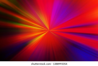 Dark Pink, Red vector blurred shine abstract template. Colorful illustration in abstract style with gradient. Smart design for your work.