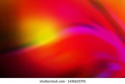 Dark Pink, Red vector blurred shine abstract template. Shining colored illustration in smart style. New way of your design.