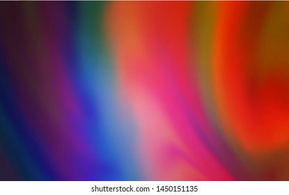Dark Pink, Red vector blurred shine abstract background. New colored illustration in blur style with gradient. Background for designs.