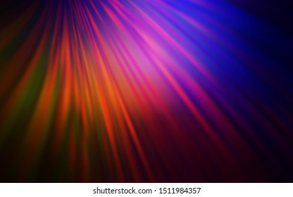 Dark Pink, Red vector blurred shine abstract template. An elegant bright illustration with gradient. Smart design for your work.