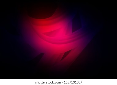 Dark Pink, Red vector blurred shine abstract background. New colored illustration in blur style with gradient. Completely new design for your business.