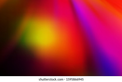 Dark Pink, Red vector blurred bright template. Colorful abstract illustration with gradient. Background for a cell phone.