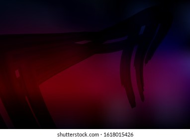 Dark Pink, Red vector blurred background. Shining colorful illustration in smart style. Completely new design for your business.
