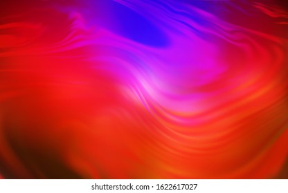 Dark Pink, Red vector blurred and colored pattern. An elegant bright illustration with gradient. The best blurred design for your business.